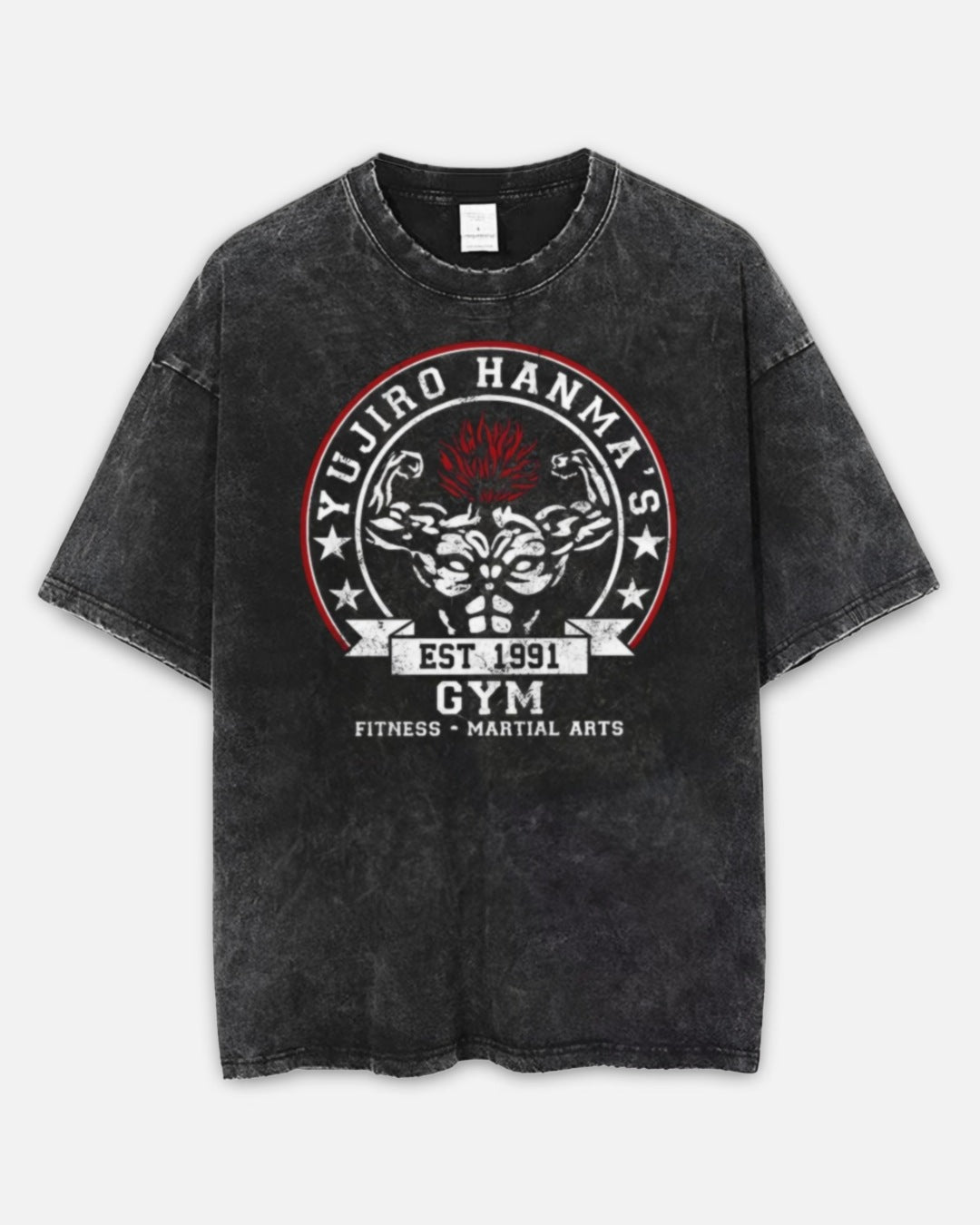 Yujiro Hanma Gym Vintage Oversize Tee.